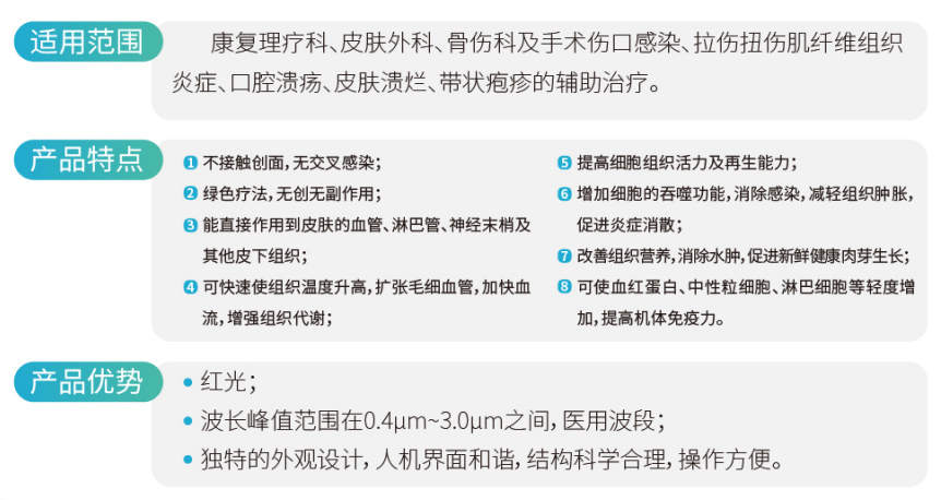 电灼红光治疗仪M1(图1)